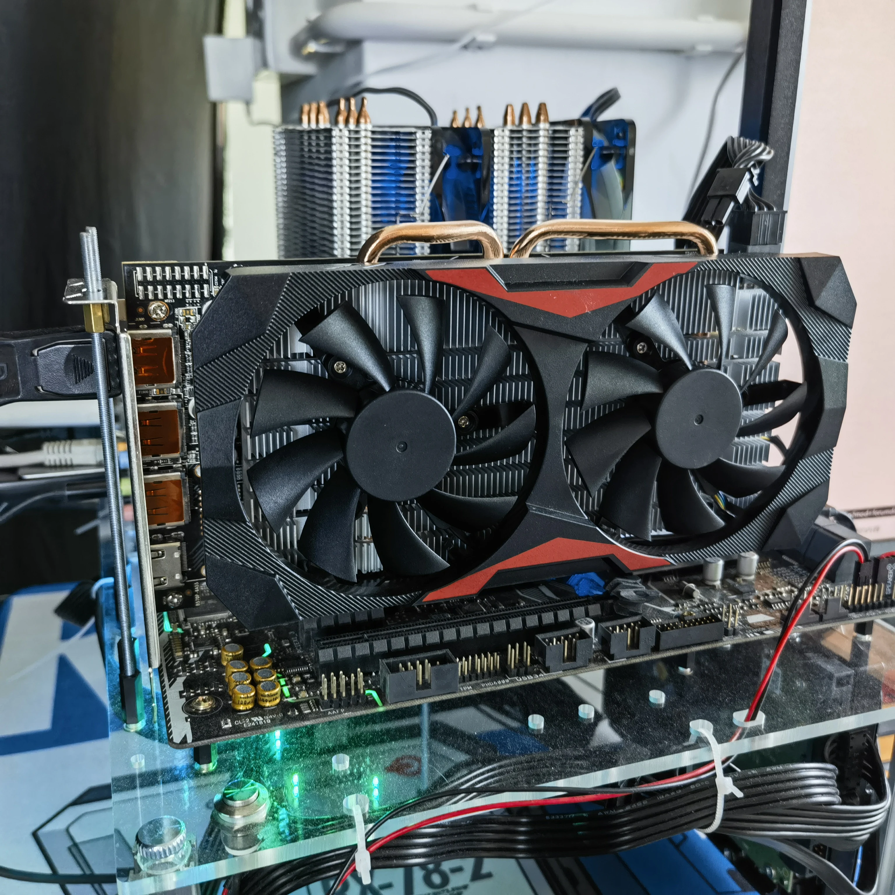 New RX580 8GB DDR5 256 Bit Gaming External Video Card Gpu AMD Rx 580 Graphics Card