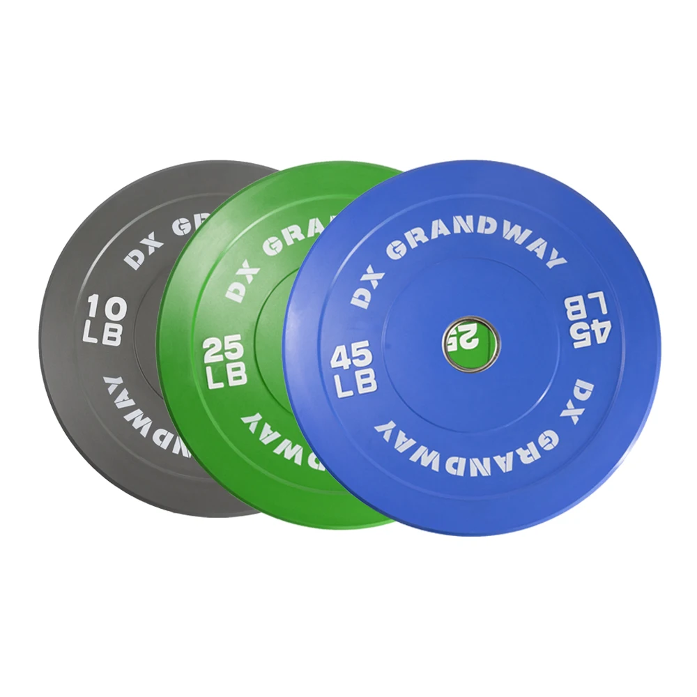 5 10 15 20 25 KG  Camouflage Bumper Weight Plate weight plate for Gym fitness Wholesale Gym Equipment Weightlifting