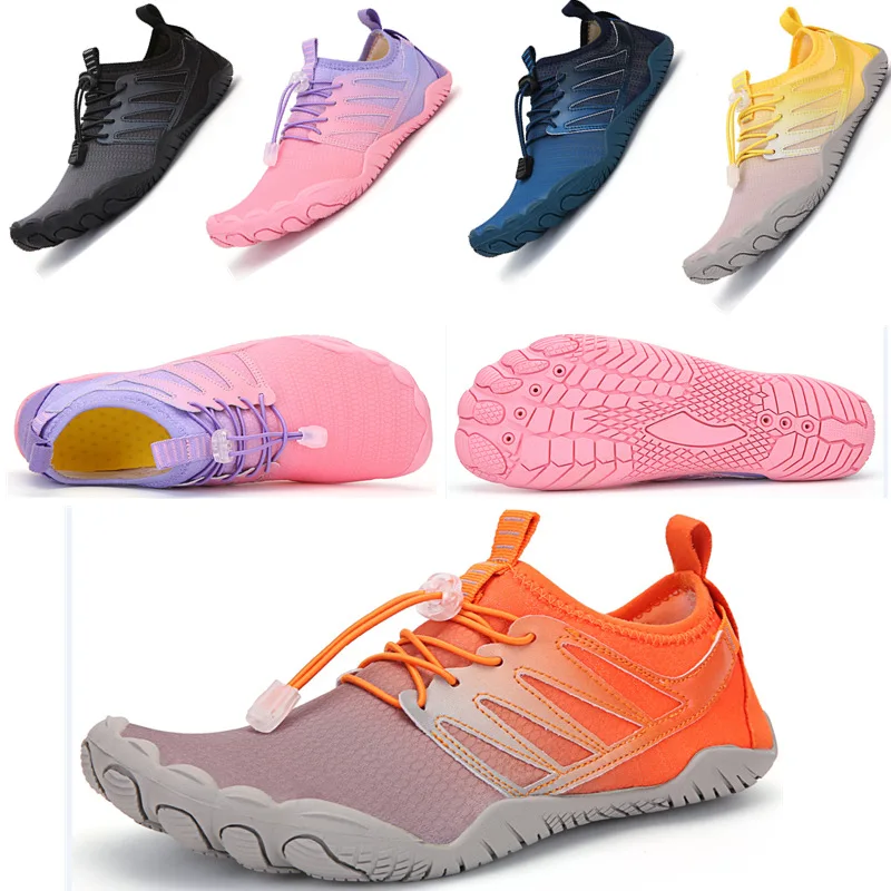Outdoor Unisex Quick Drying Neoprene Rubber Five Finger Walking Swimming Summer Barefoot Beach Water Aqua Shoe for Women and Men