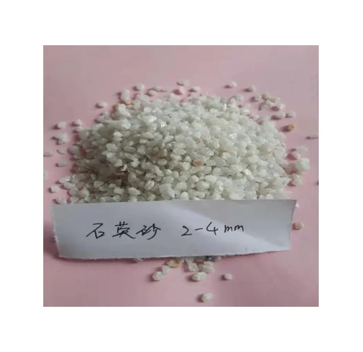 Factory Directly Provide Processing filter white fine sand casting swimming pool quartz sand