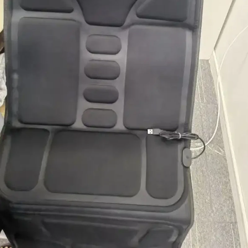 Electric Portable Buttocks Massage Mat Home Car Seat Cushion Massager Back Neck Heated Massage Cushion Chair