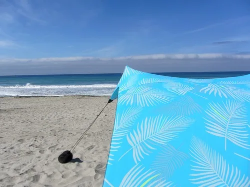 2023 Роскошная легкая в установке Высококачественная эластичная Пляжная палатка из микроткани