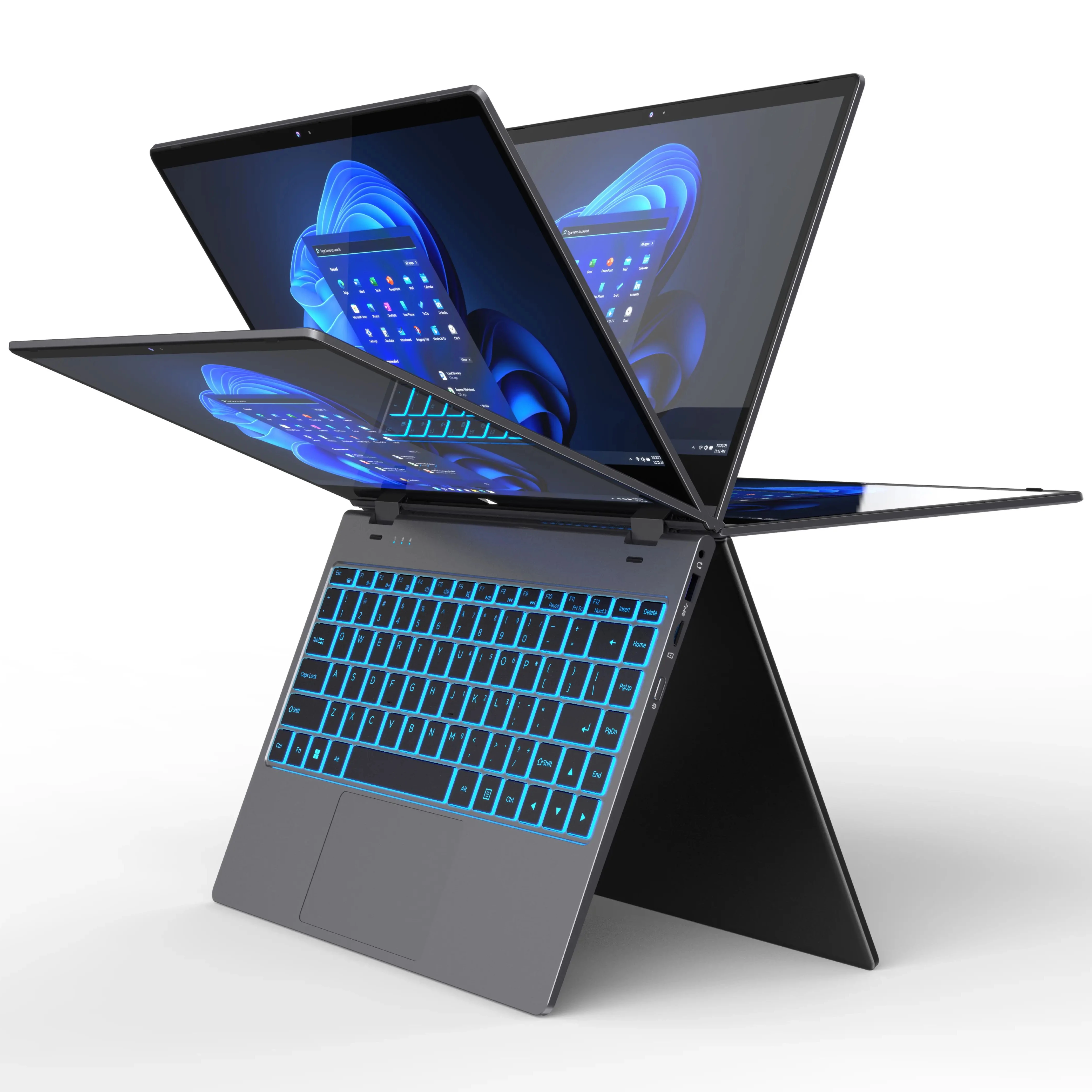 2024 Brand  New 14 inch YOGA Touch Screen computer Intel Celeron N100  Portable Laptop