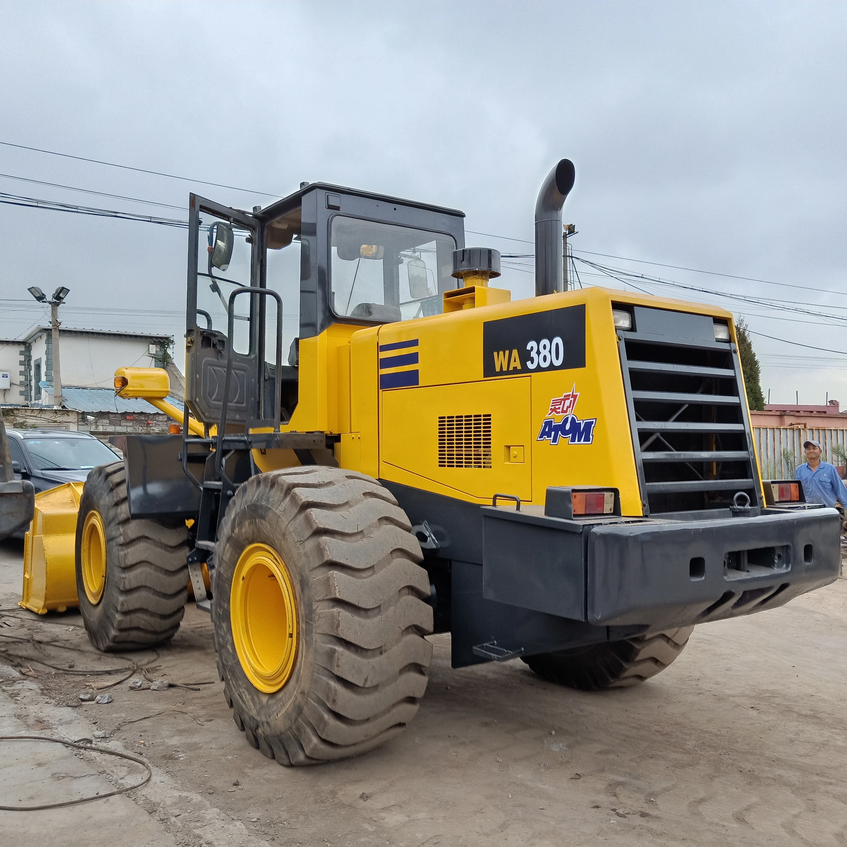 used Japan komatsu wa380 wheel loader made by komatsu machinery