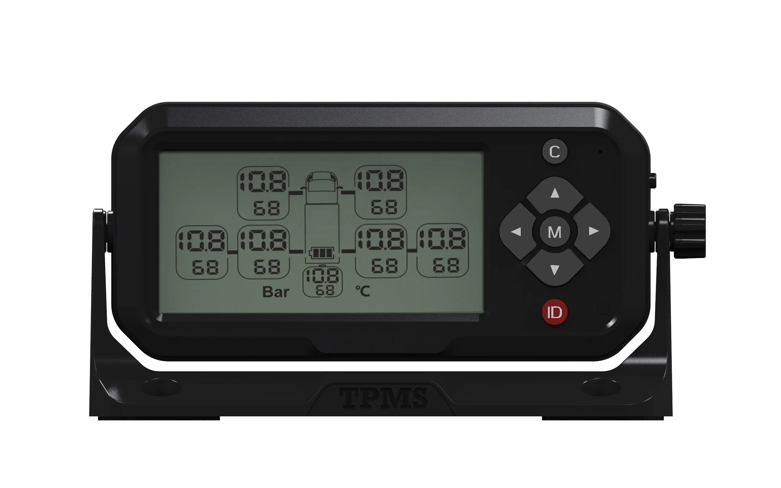 Внутренняя 8-шинная система сигнализации для грузовиков TPMS цифровые связные датчики с автоматической поддержкой информационного дисплея замены прицепа