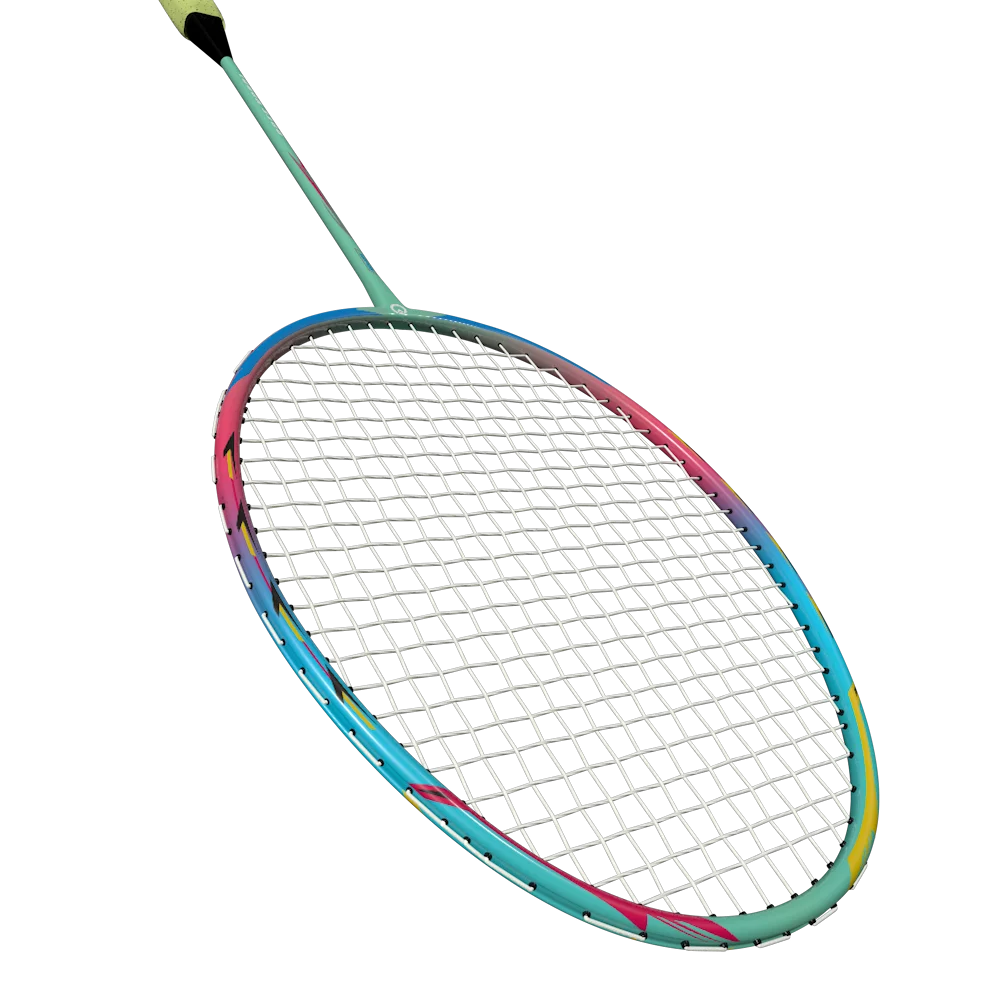 Factory Wholesale Different Colors Customized Logo raket badminton Carbon Graphite ball badminton Racket