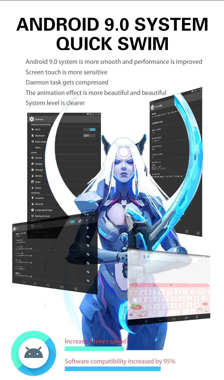 New Design Q98 Kids Children Baby All Winner Learning Games Educational Wifi Android Pc Tab Tablet For Kids