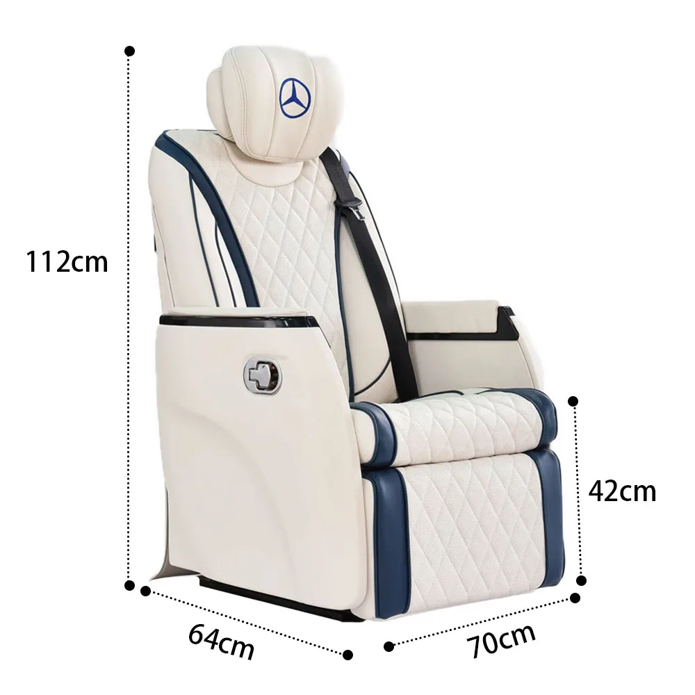 Interior Modified electric vip luxury car seat with massage ventilated for toyota hiace van  alphard