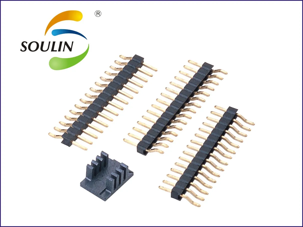 Позолоченный штыревой разъем 2,0 мм, двухрядный прямоугольный штыревой разъем для Ardunio