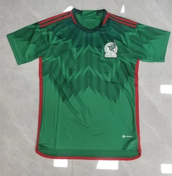 2022 Мексиканская футбольная майка, лучшего качества, тайская, домашняя, мужская, женская, детская, Футбольная майка на заказ