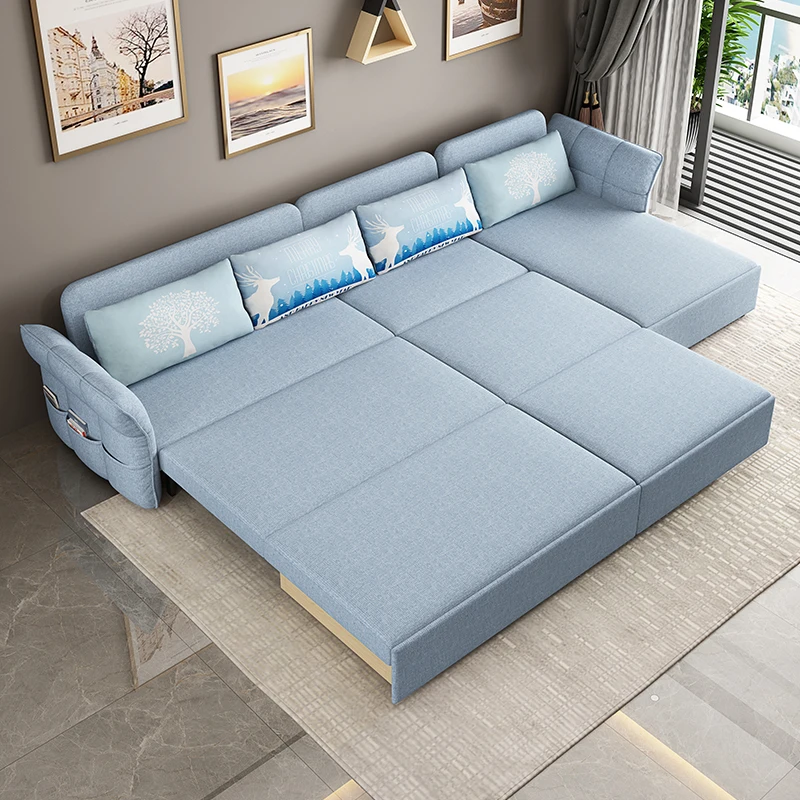 Genuine modern sets leather lounge furniture set living room sofas inflatable sofa cum bed