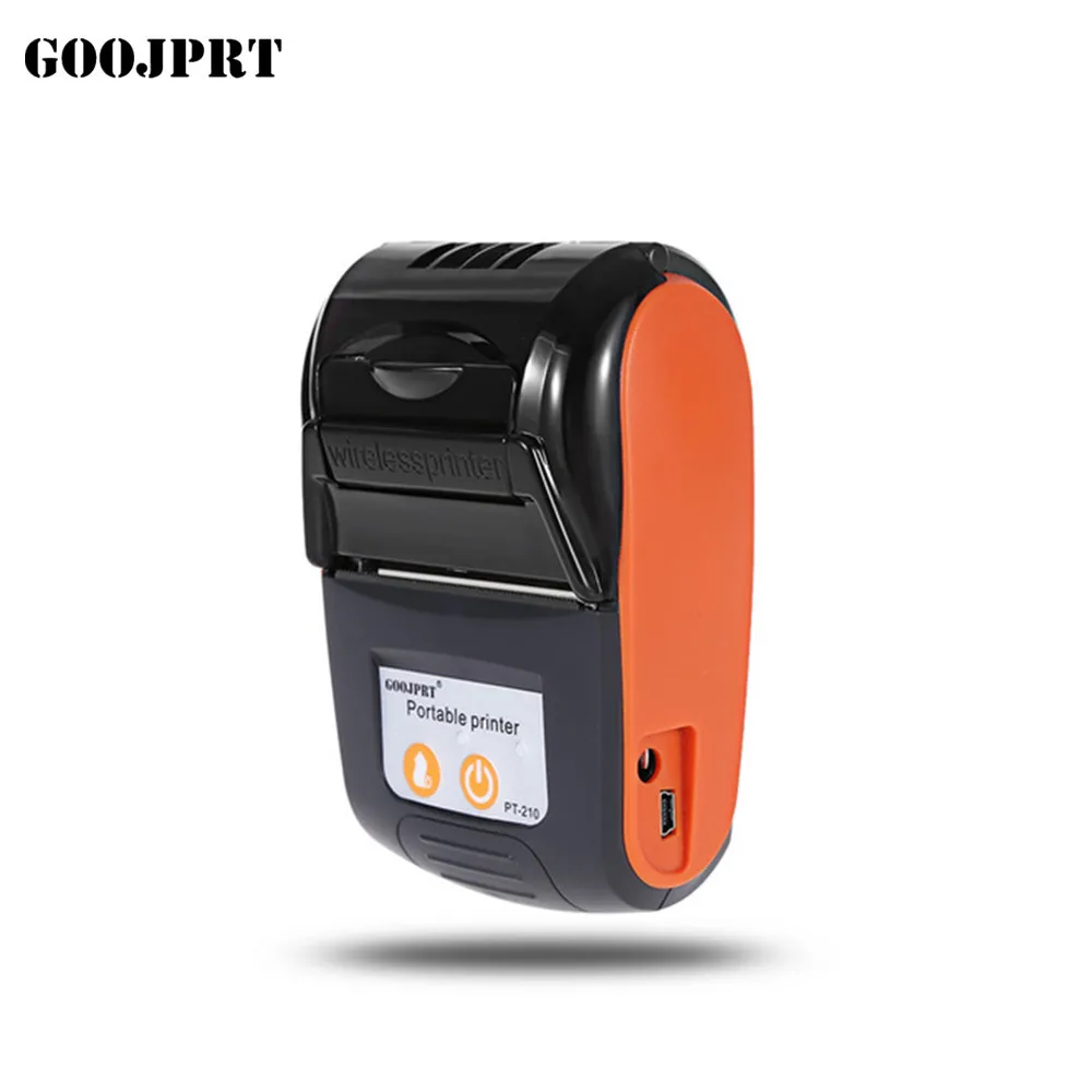 Thermal label printer 58mm mini thermal printer portable bt thermal sticker label portable printer Goojprt PT210