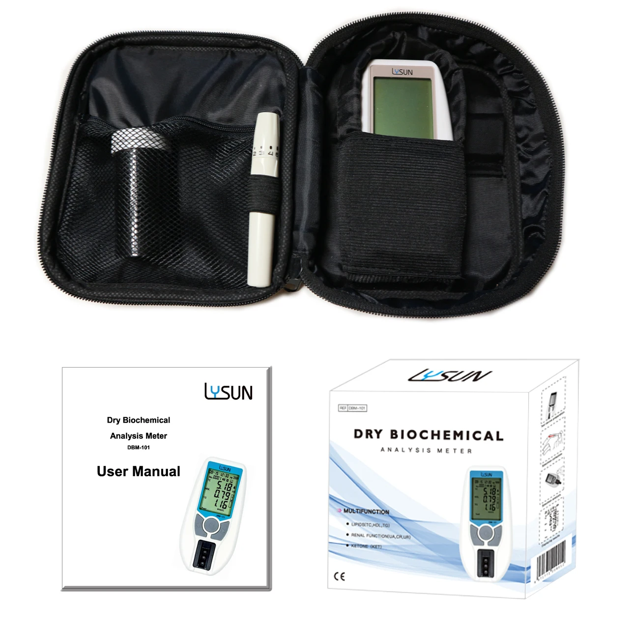 Multi-function 7 in1 full auto dry biochemical analysis meter /lipid profile meter  /renal function meter  with printer