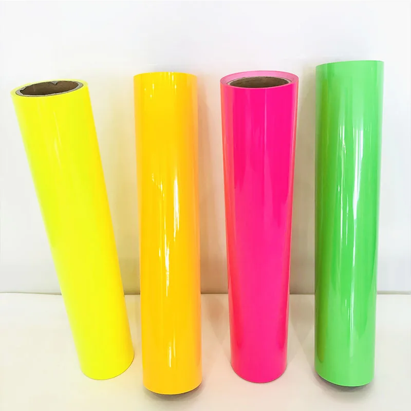 Wholesale durable vinil rollo  korean vinilos textil neon iron on vinyl pu heat transfer for garment