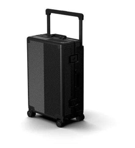 wide rod trolley handle aluminium alloy fashion trolley business luggage for men luggage with TSA lock