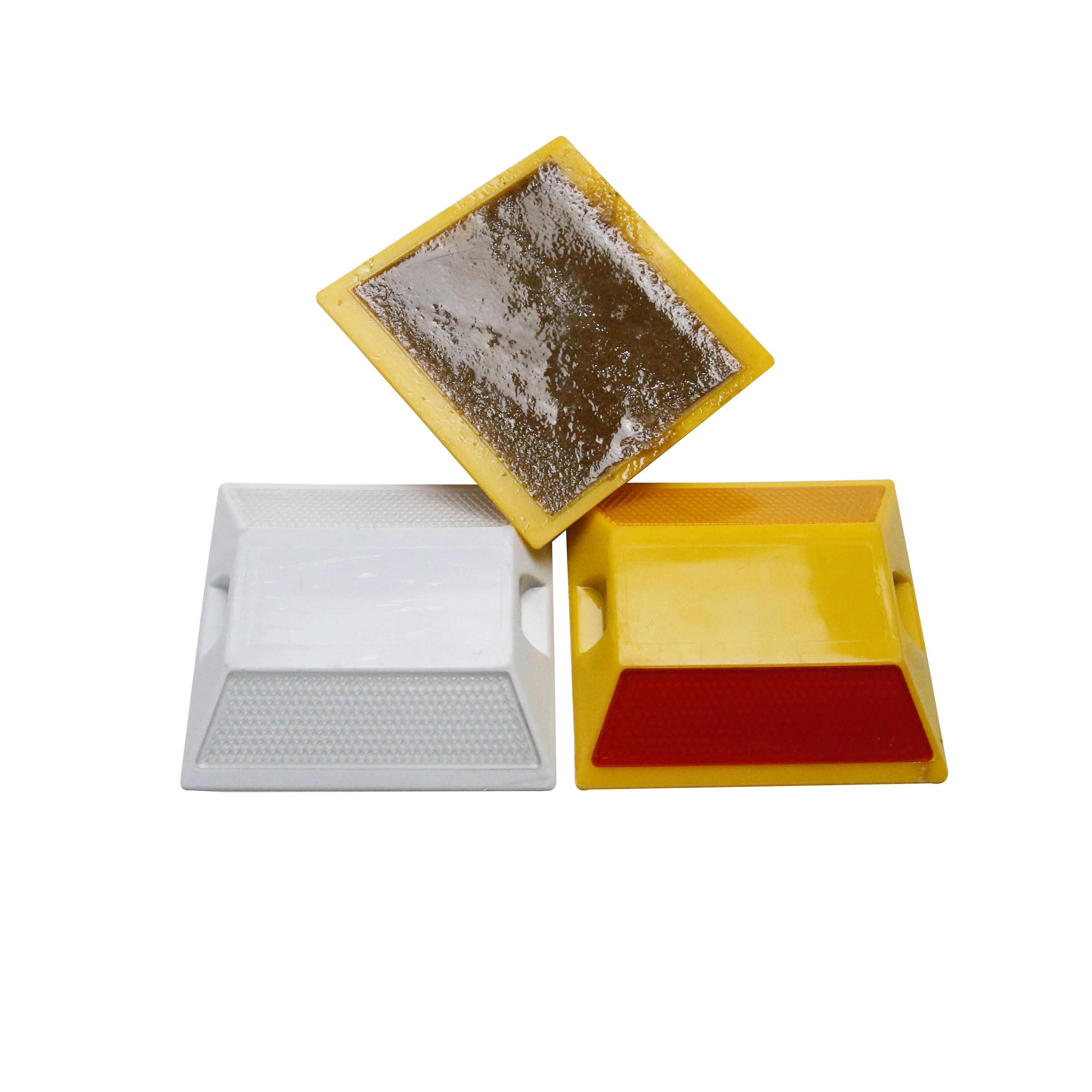 traffic safety pavement marker double side reflector highway cat eye road marker reflector plastic road stud