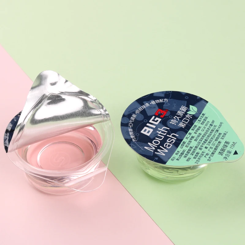 Wholesale hotel mouth wash water disposable jelly cup mouth wash in bags
