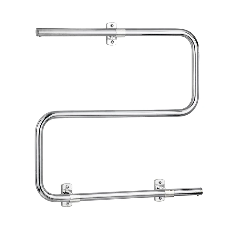 Stainless Steel Bathroom Electric Heating Towel Rack Towel Warmer Wall Towel Shelf Fixed Bath