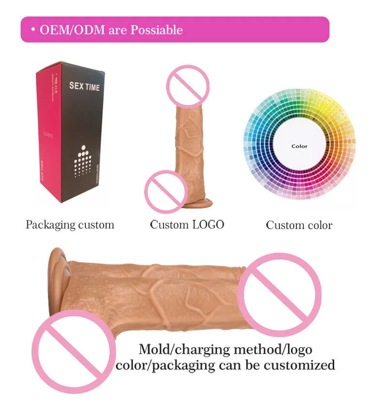 China Factory Supply Double Squirt Rubber Yoga Ball Dildo Hand Shaped Dildo Toy Artificial Penis