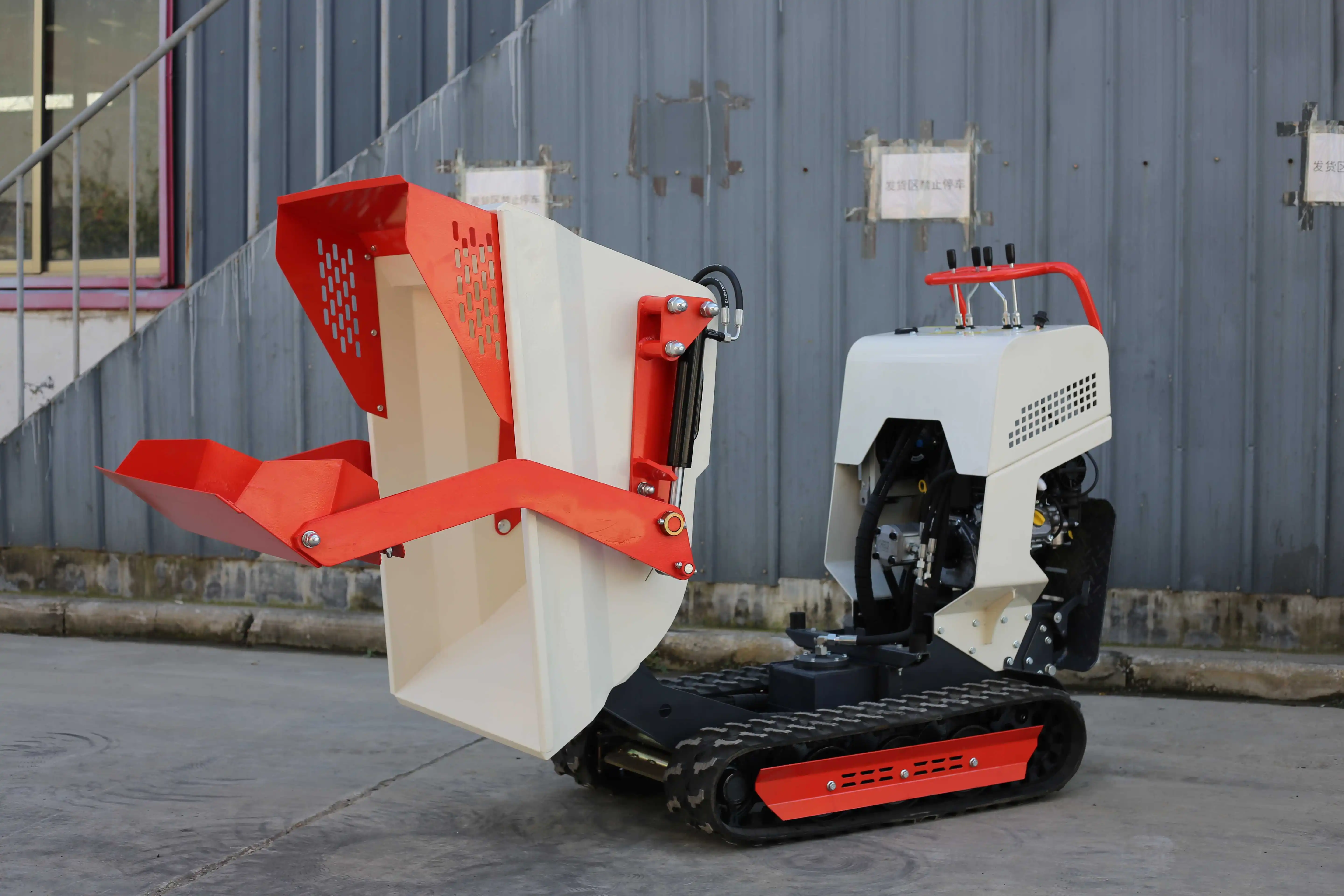Dumper Truck Hydraulic  Mini  Crawler Dumper Transporter For Mine Cement Concr Crawler Dumper Truck