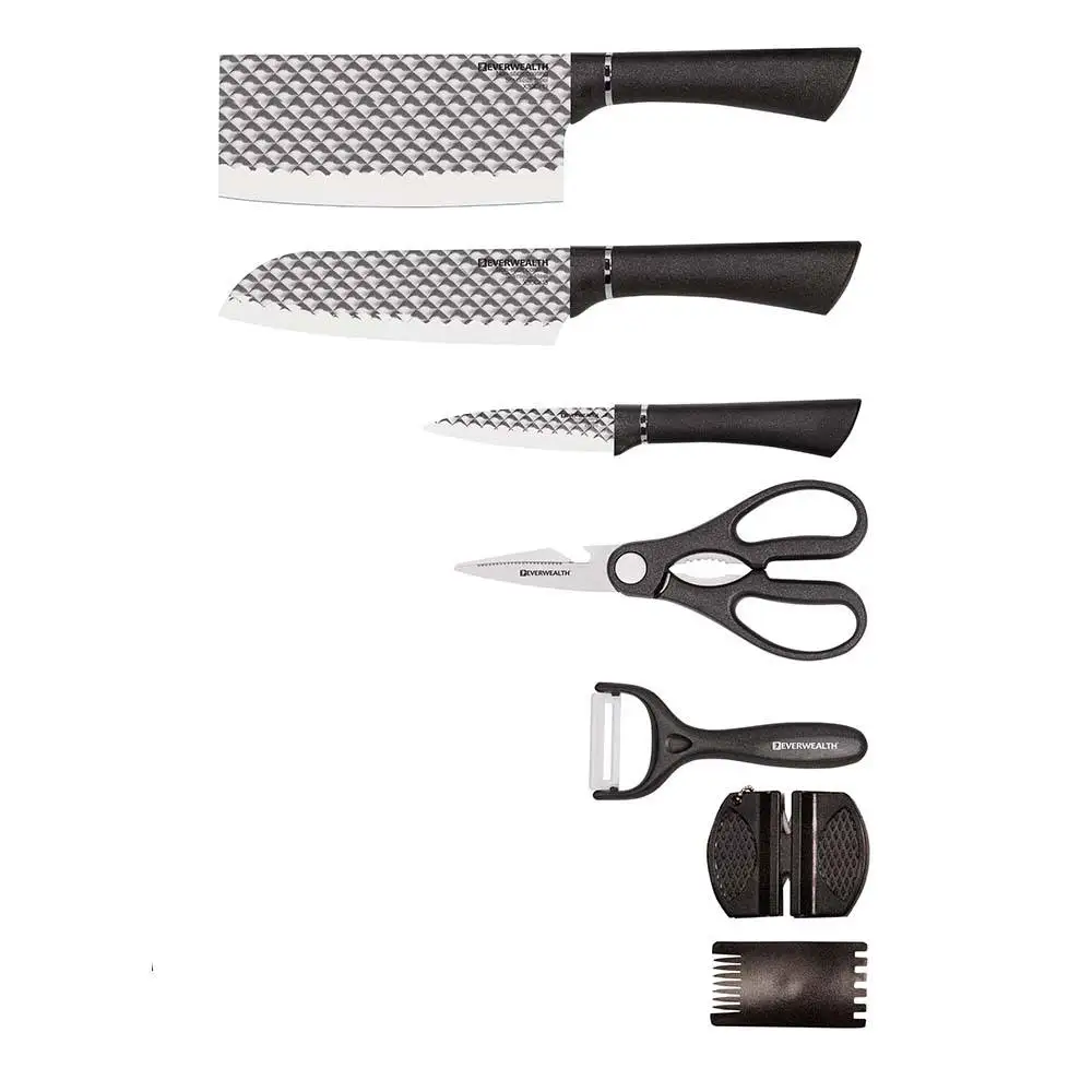 Wholesale 7PCS Kitchen Knife Set Stainless Steel Knife With ABS Handle