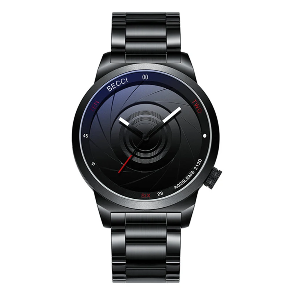 New Arrival Fashion Business Luxury Men Watch Stainless Steel Wristwatch Waterproof Luminous Quartz Watches For Men