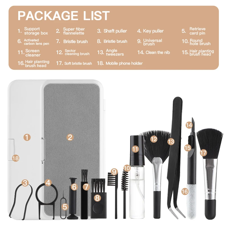 Набор для чистки экрана ноутбука телефона