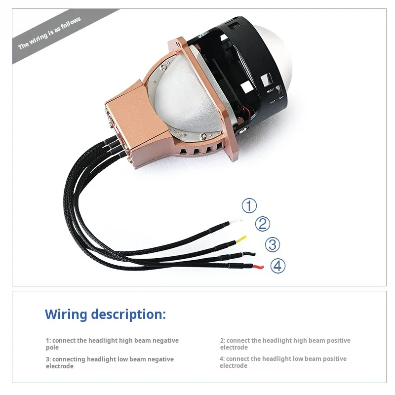 Xenplus Universal Car Light Accessories Super Bright 65w 3.0 Inch Bi Led Projector Lens Dc 12v 6000k 3 Inch Bi Led Projector Len