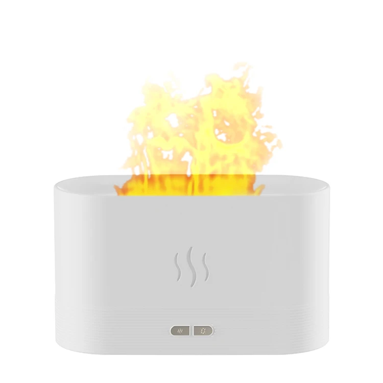 Kinscoter Ultrasonic Heavy Fogger Home Decor Cool Mist Maker Air Diffuser 3D Flame Humidifier