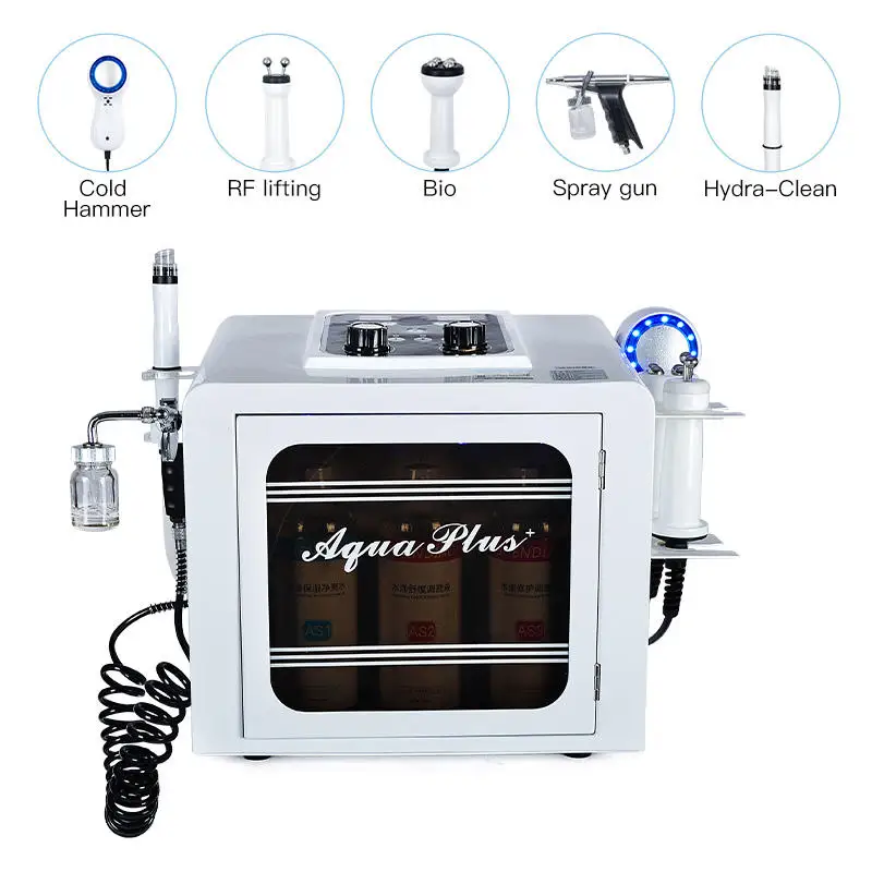 Multifunctional 8 in 1 oxygen jet mask facial machine skin deep cleansing dead skin remover Machine facial dermabrasion machine