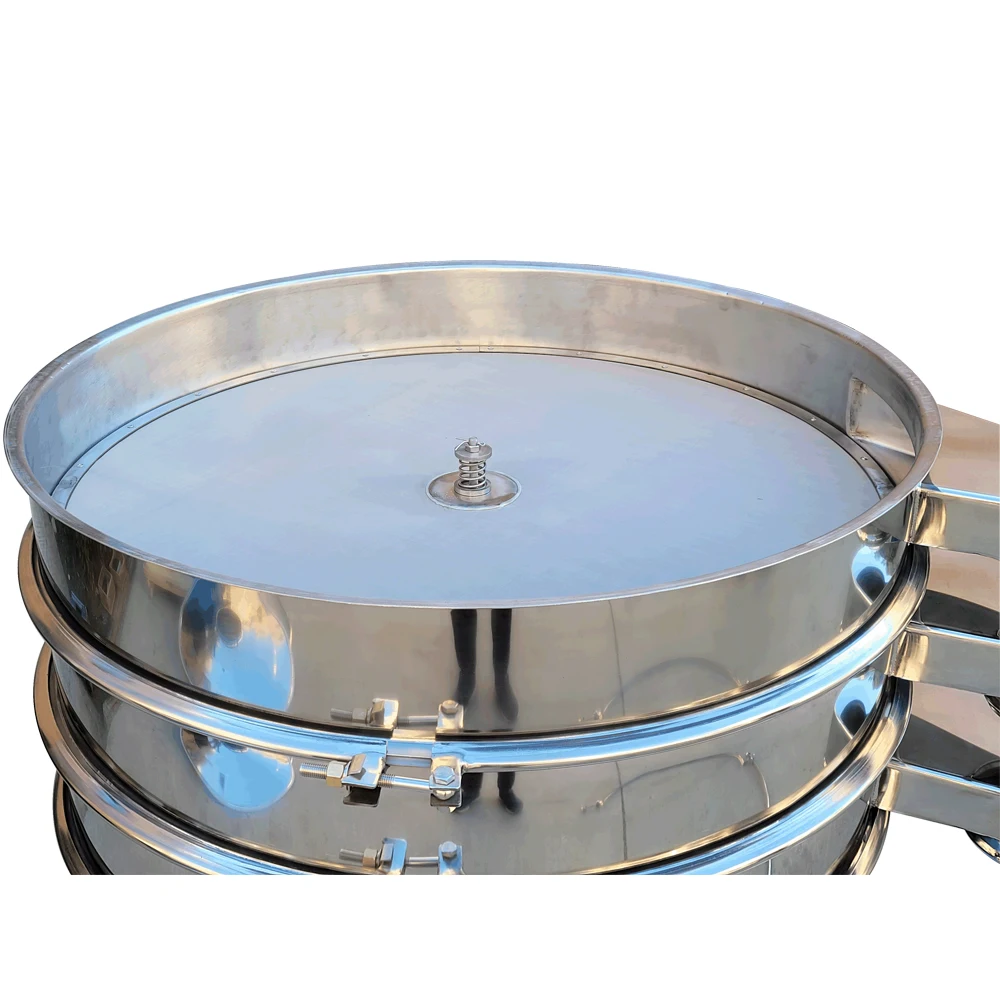 Palm oil liquid filtration round rotary vibro separator