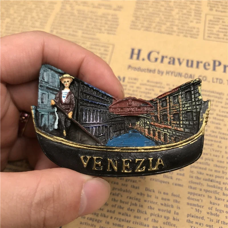 
Thailand Phuket Singapore Merlion Panoramic Travel Souvenir Creative Three-Dimensional Resin Fridge Magnet 