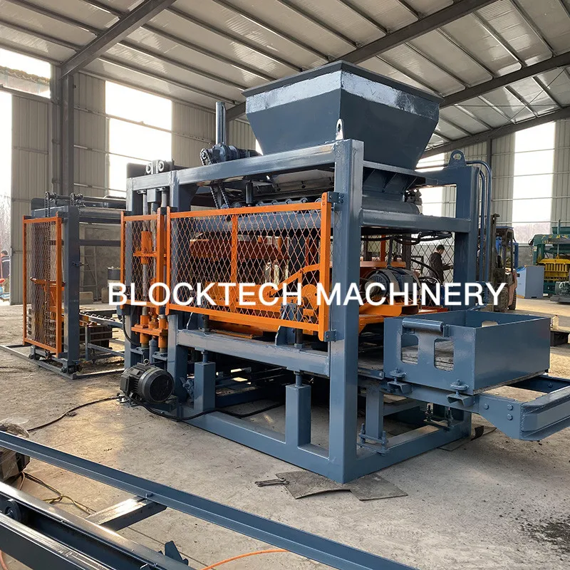 BLOCKTECH Qt 5-15 полностью автоматическая машина для изготовления блоков производства деревянных поддонов