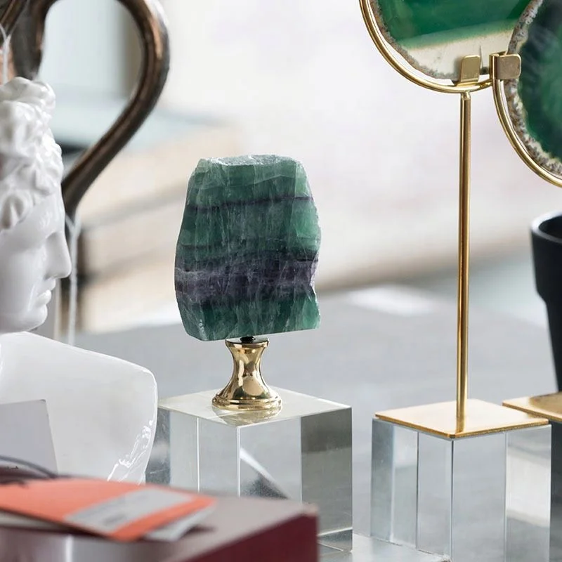 Europe type originality natural crystal flower places a porch of contemporary villa sitting room TV ark to live in adornment