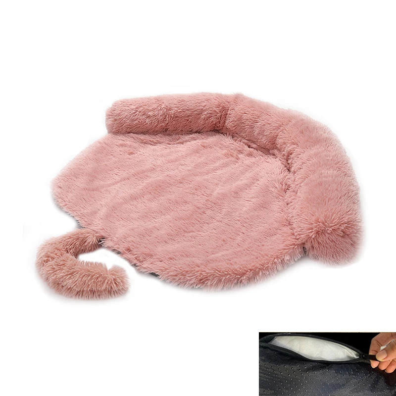 Limited Time Discount High-Textured Waterproof Pet Bed Waterproof Cat Round Pet Bed