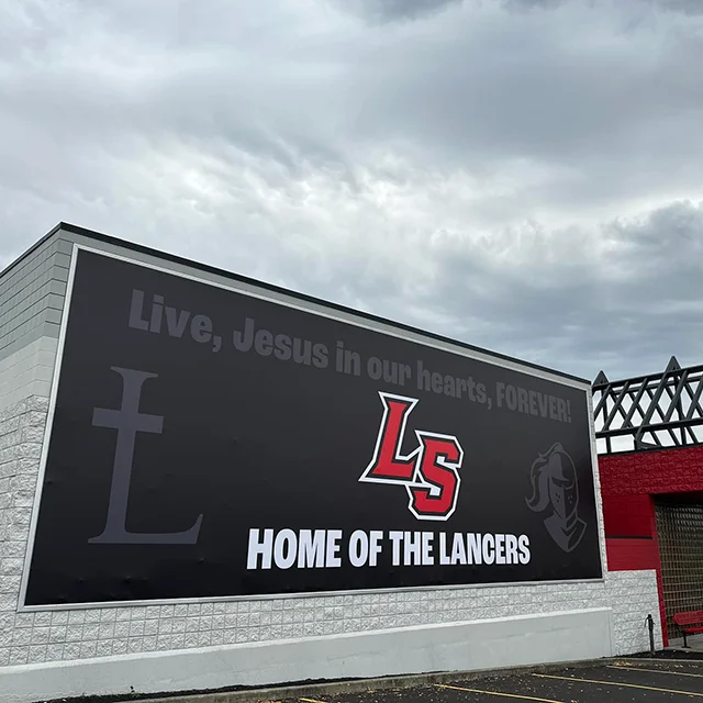 outdoor round shape vinyl pvc banner  with custom logo print and display waterproof and uv protected ink banner