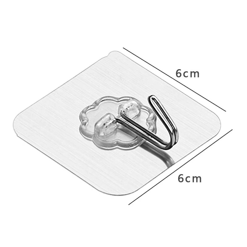 Transparent Strong Self Adhesive Door Wall Hangers Hooks Suction Heavy Load Rack Cup Sucker for Kitchen Bathroom Office