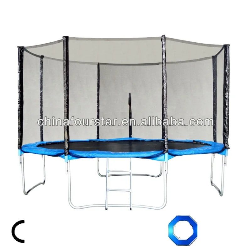 Rectangle Trampoline with Net Enclosure