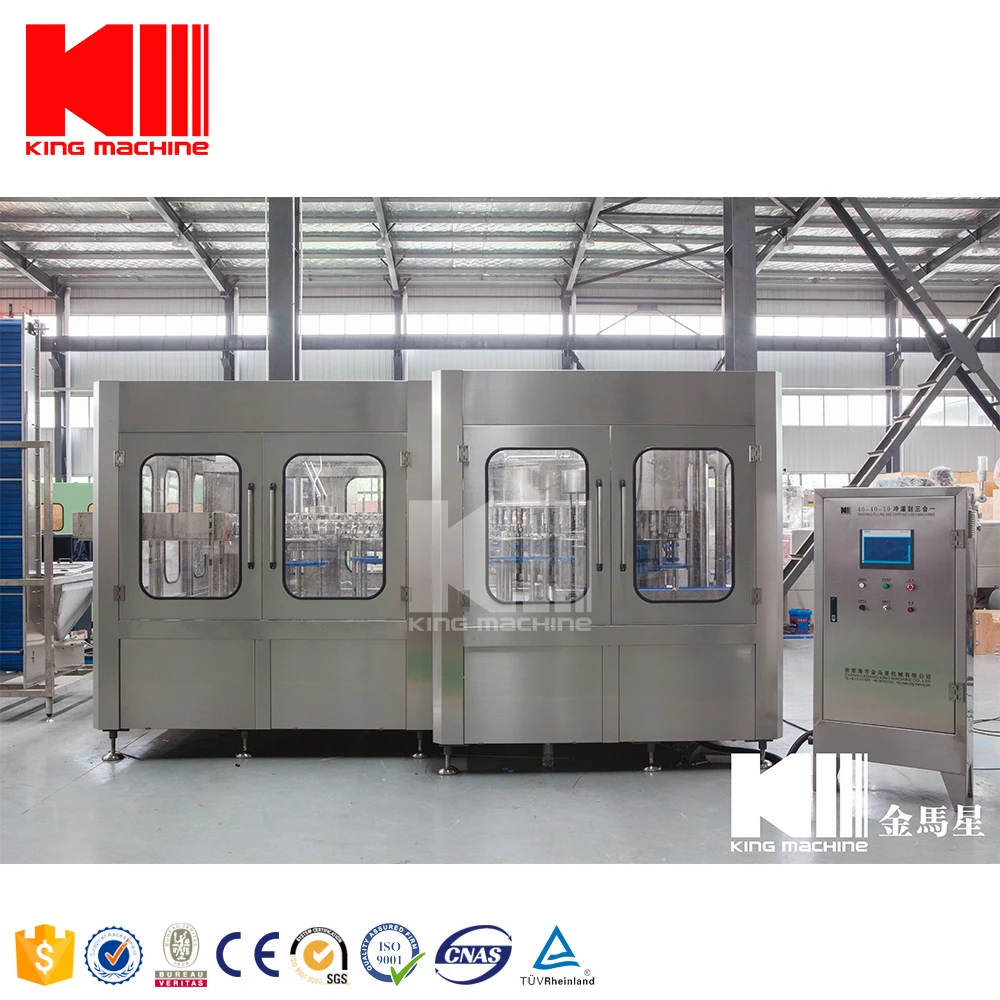 Fully automatic PET bottle  milk filling packing machine