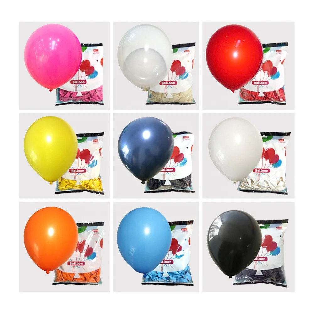 China Latex Air Helium Ballon Rainbow Gold White Globos Set Happy Birthday Theme Supplies Balloon Party Decoration for Boy Girl