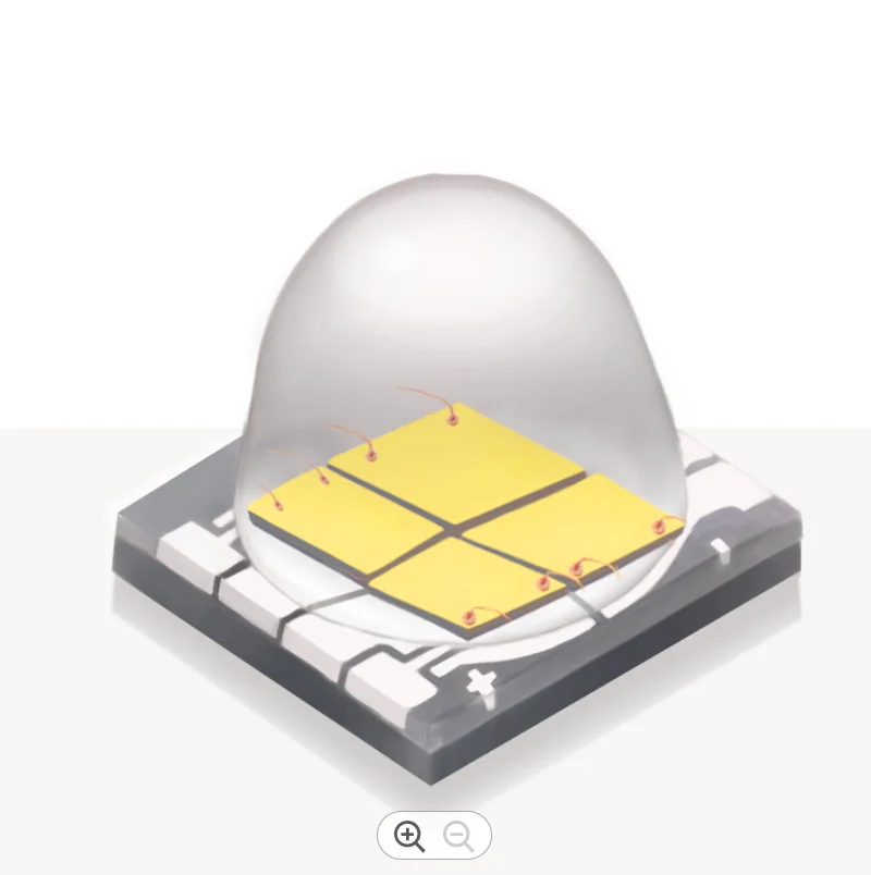JUHONG custom 60deg 12W High power smd 5050 white 4in1 led diode chip