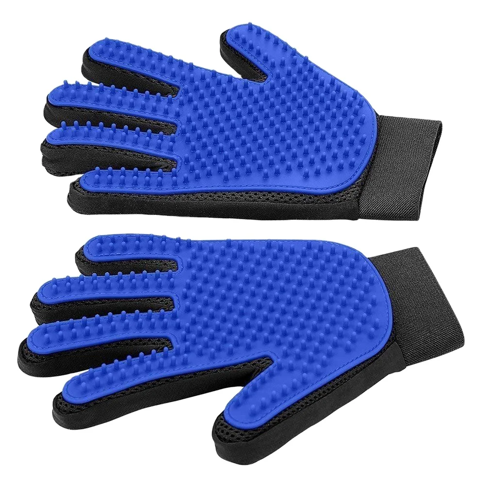 2024 New wn Custom Animal glove Cat Hair grooming glove brush Wholesale pet products cleaning grooming glove for pet shop