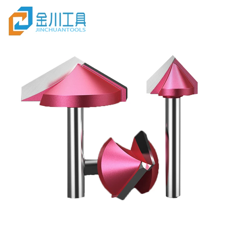 120 Degree 90 Degree Bits V Groove Carbide Router Bit ACP Aluminum Composite Panel Grooving Cutter ACP Bit For Aluminum