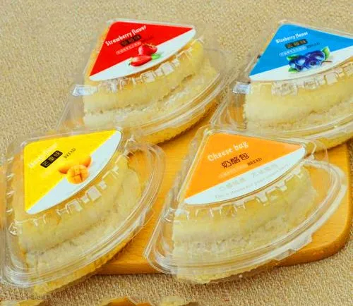 Пищевой БОПС материал пластиковый блистерный контейнер для пищевых продуктов прозрачный контейнер для упаковки ломтиков торта
