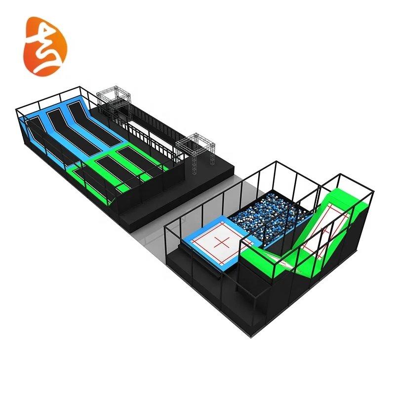 Amusement rides park best big children outdoor gymnastic equipment trampoline brands