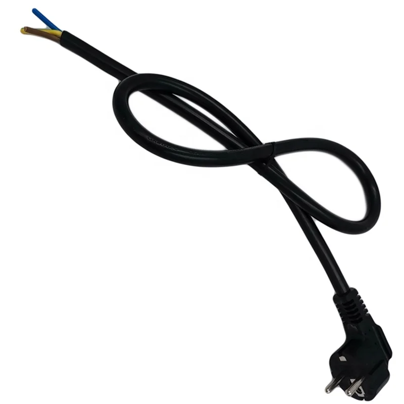 2.5mm2 Schuko Plug 3 Wire EU Power Cord