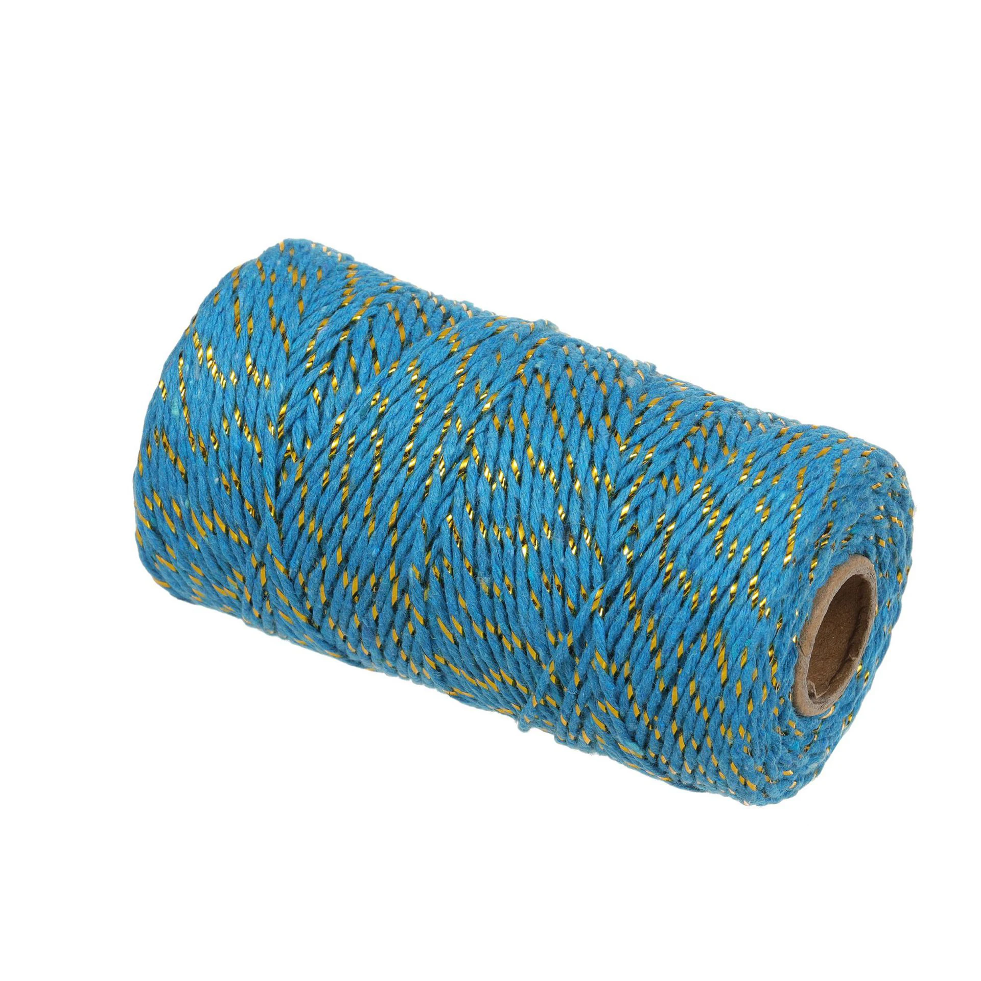 Charmkey MACRAME CORD 2MM NATURAL COTTON ROPE TWISTED for Macrame