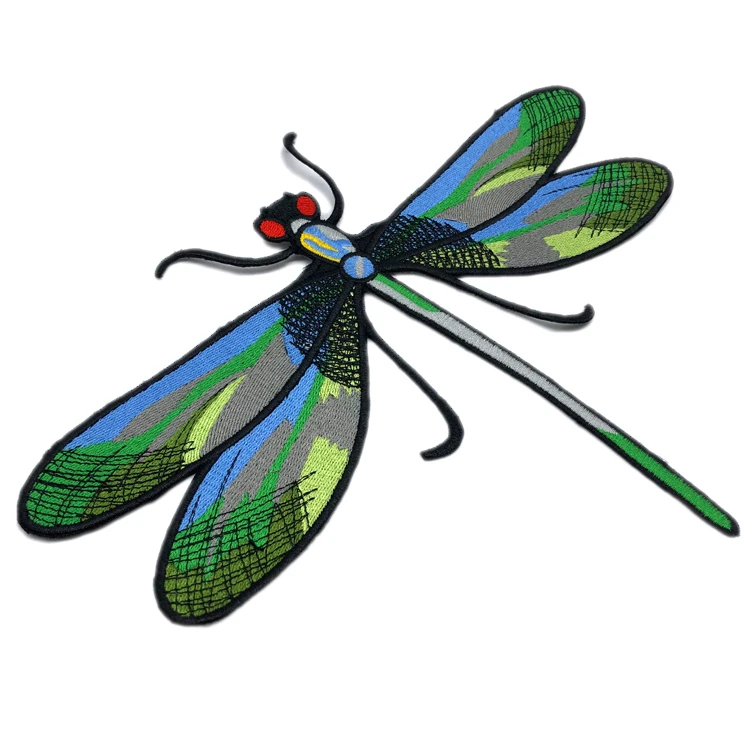 Manufacturer Custom Embroidery Patch Applique Embroidered Big Patch For Clothing