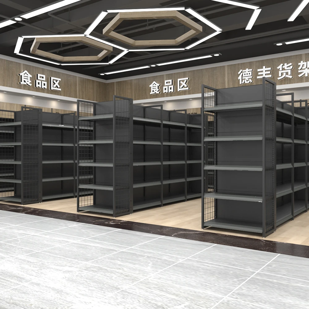 customized supermarket rack gondola supermarket grocery store racks shelf display