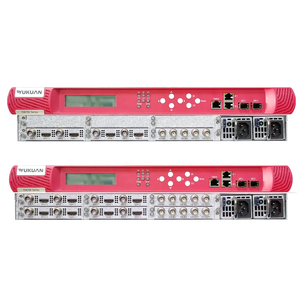 Digital Cable TV Broadcast Multi Channel SDI HD MI Video Encoder HD MPEG2H264